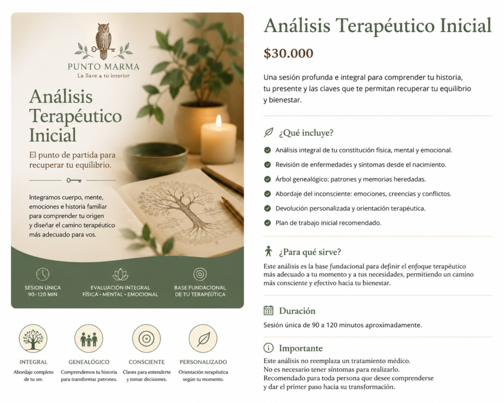 Análisis Terapéutico Inicial